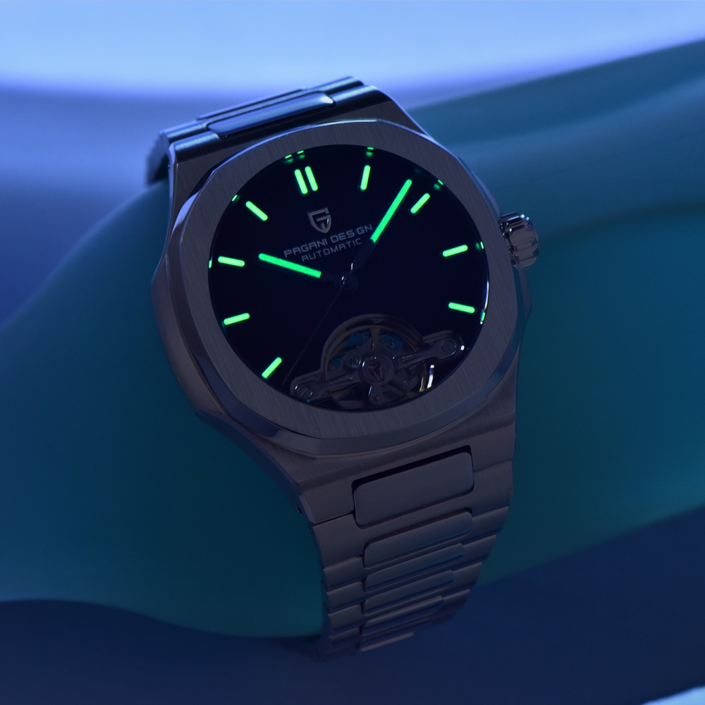 PAGANI DESIGN New Mechanical H - مراجعة Tourbillon Movement Watch وسعره