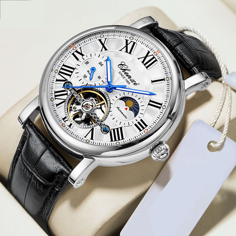 Top Brand Mens Watches Tourbil - مراجعة Tourbillon Movement Watch وسعره