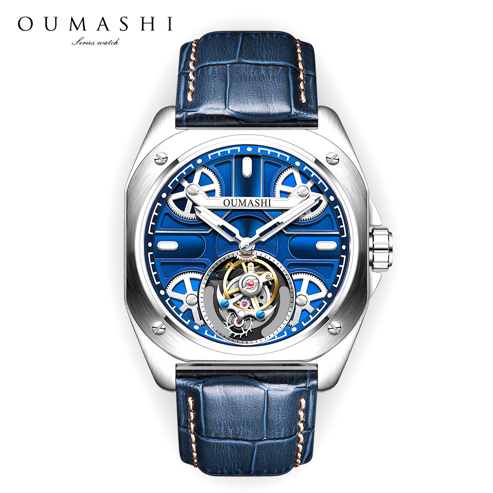 41mm Luxury men's watch Tourbi - مراجعة Tourbillon Movement Watch وسعره