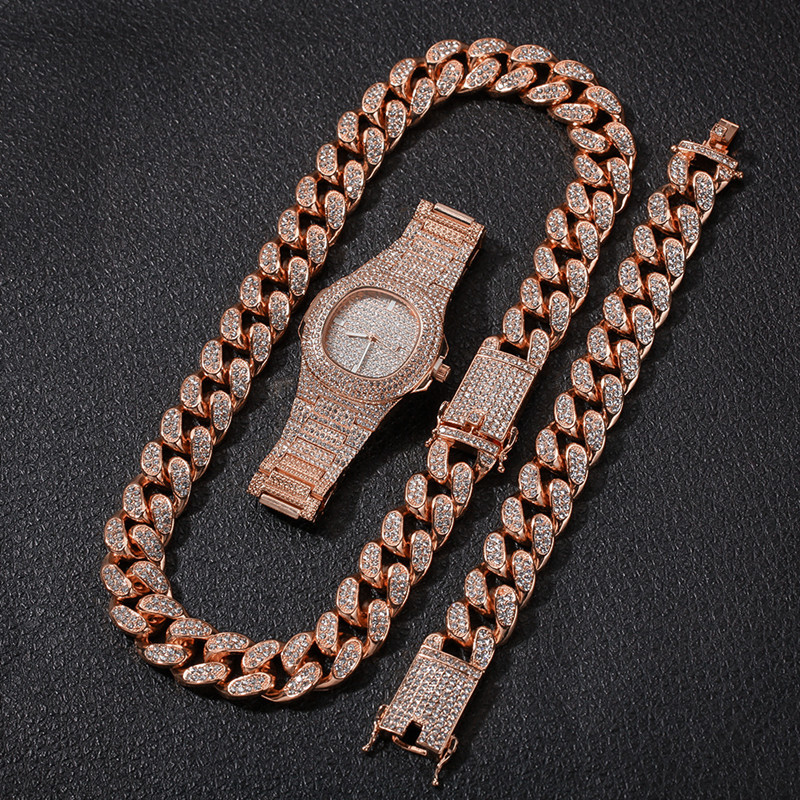 Rapper Chain HipHop Miami Curb - مراجعة Luxury Watch Miami وسعره
