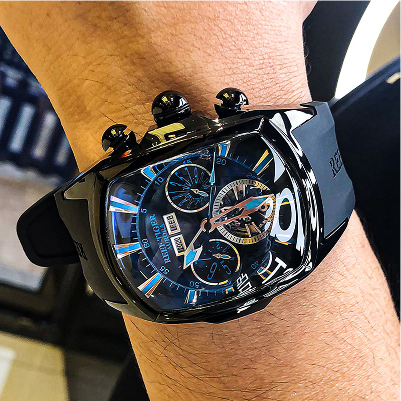 Reef Tiger 316L Stainless Stee - مراجعة Luxury Watch Hublot وسعره
