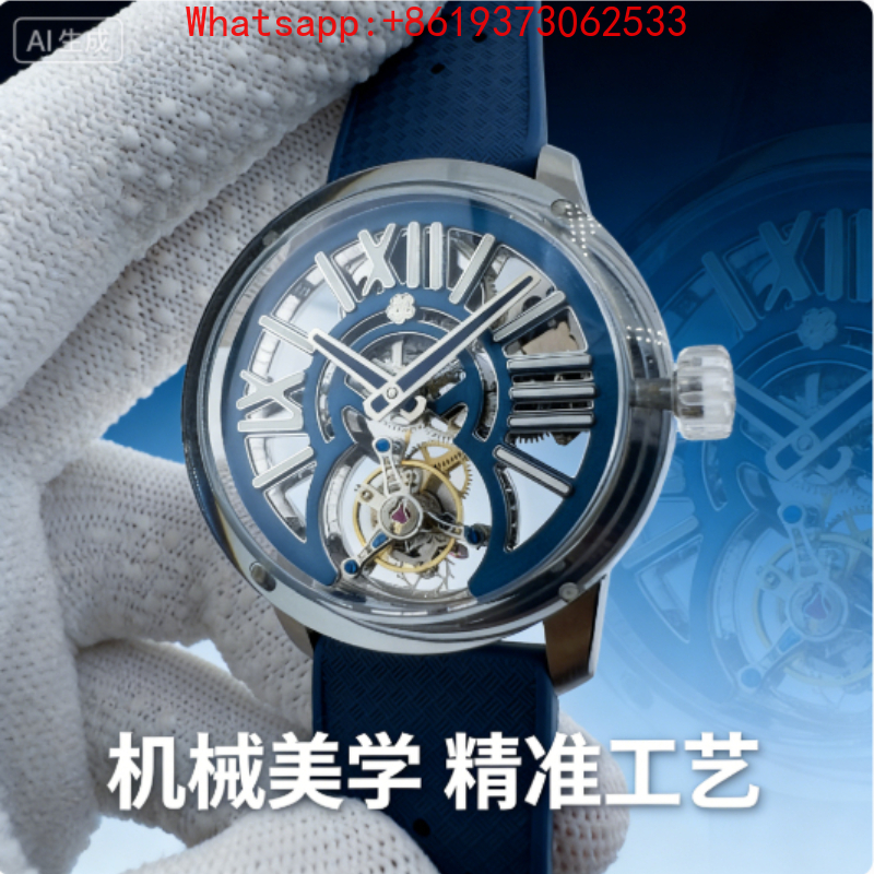 Men's Mechanical Watch Sakura  - مراجعة Tourbillon Movement Watch وسعره
