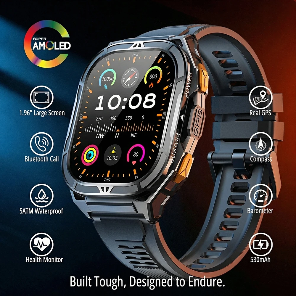 Luxury AMOLED Smartwatch Real  - مراجعة Luxury Watch Korea وسعره