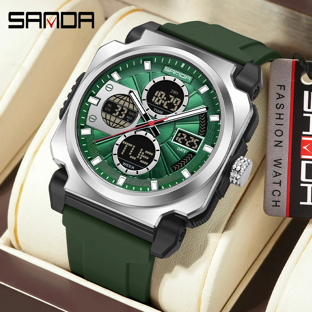 SANDA Men's Electronic Watch O - مراجعة Luxury Watch Shop وسعره