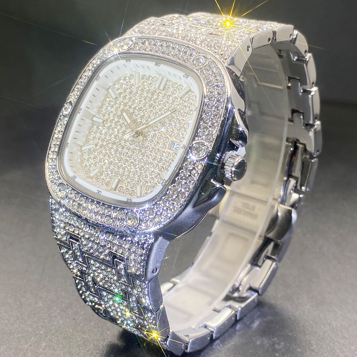 Square Wrist Watch for Men Wom - مراجعة Luxury Watch Women وسعره