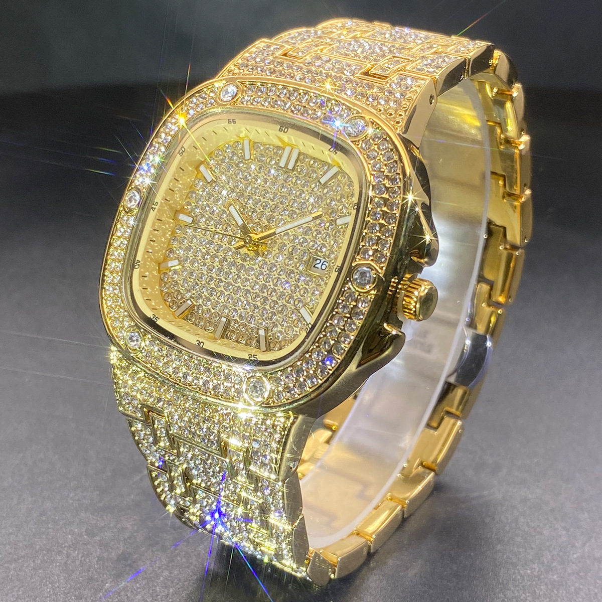Square Wrist Watch for Men Wom - مراجعة Luxury Watch Women وسعره