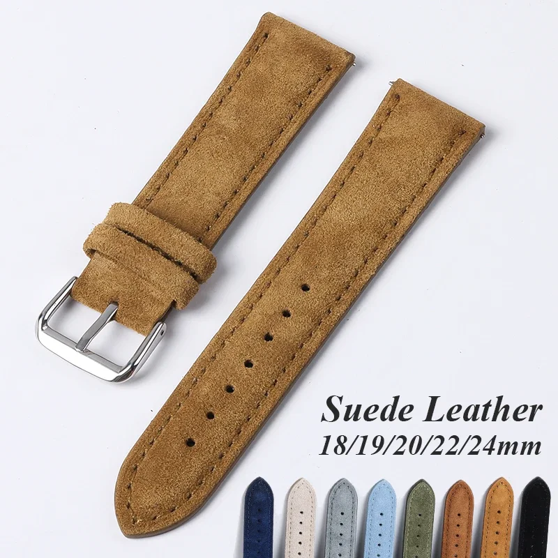 Suede Genuine Leather Watchban - مراجعة Luxury Watch Class وسعره