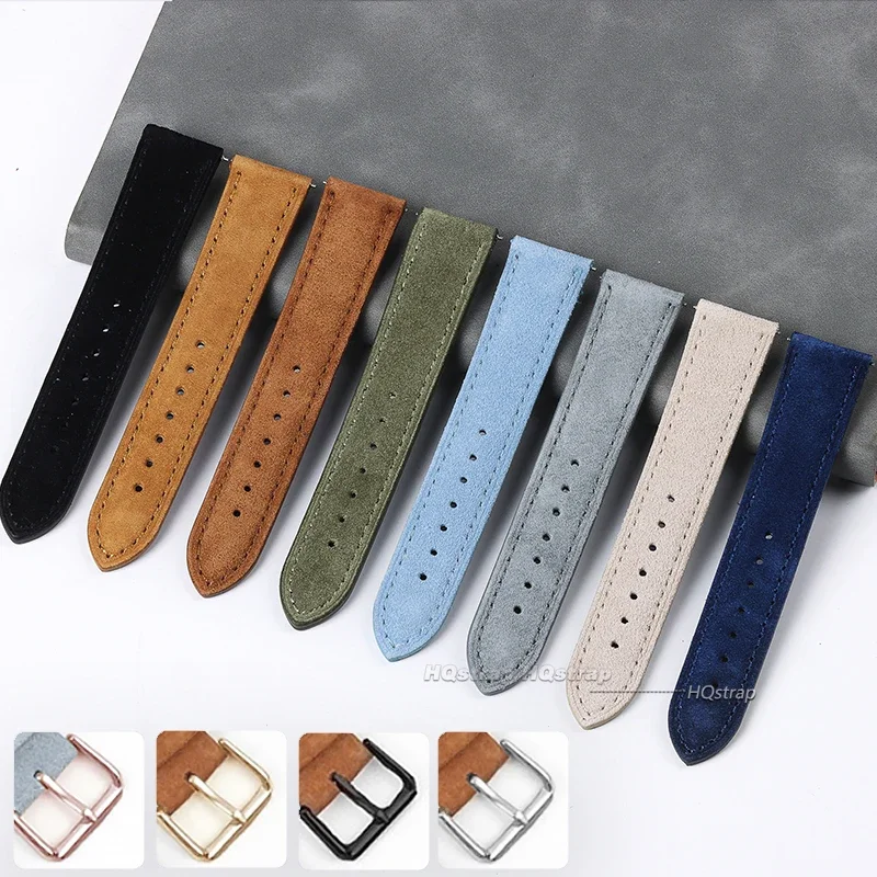 Suede Genuine Leather Watchban - مراجعة Luxury Watch Class وسعره