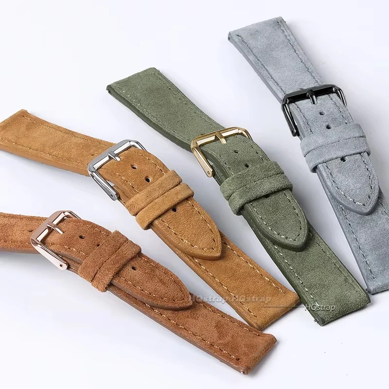Suede Genuine Leather Watchban - مراجعة Luxury Watch Class وسعره