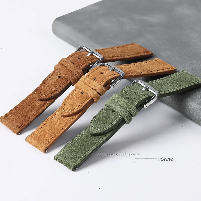 Suede Genuine Leather Watchban - مراجعة Luxury Watch Class وسعره
