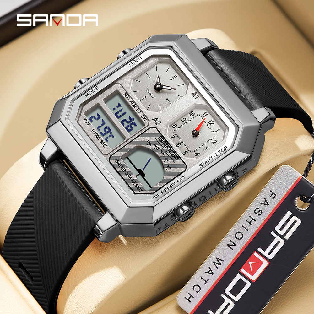 SANDA Top Brand 6210 Fashion M - مراجعة Luxury Watch Shop وسعره