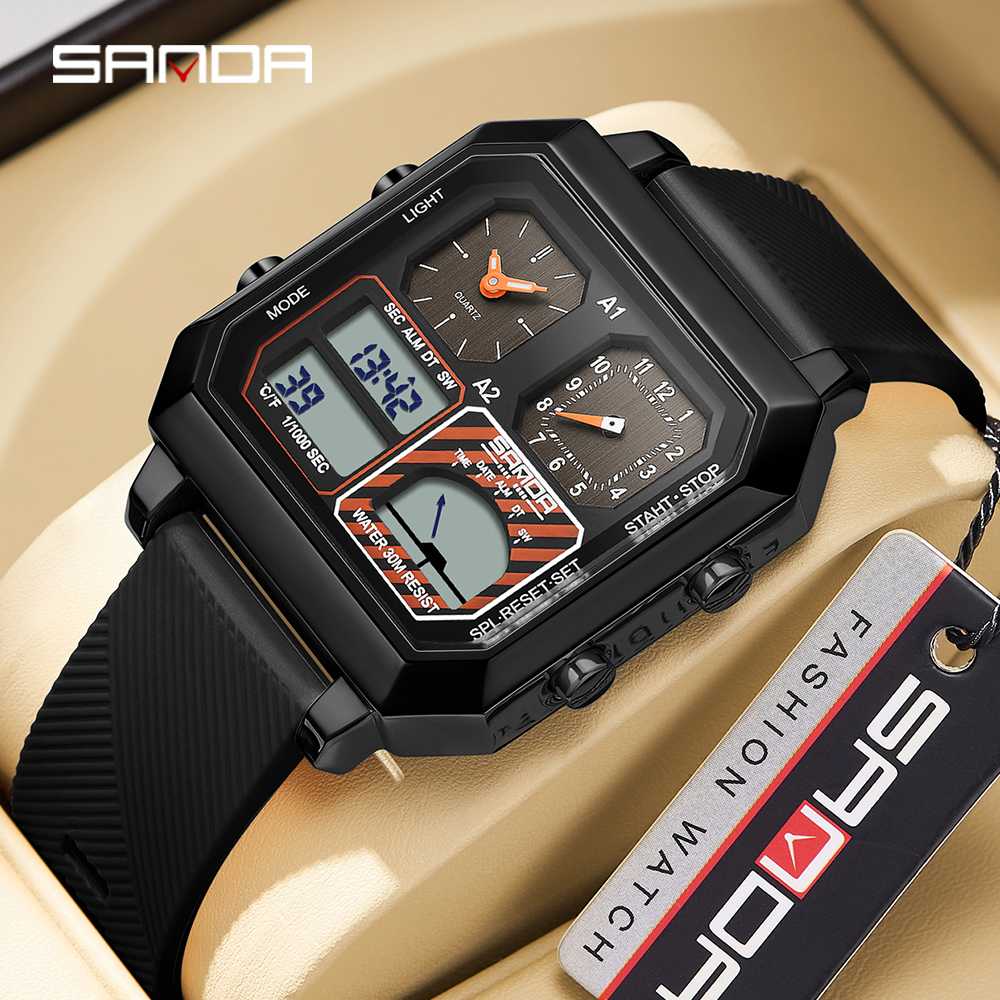 SANDA Top Brand 6210 Fashion M - مراجعة Luxury Watch Shop وسعره