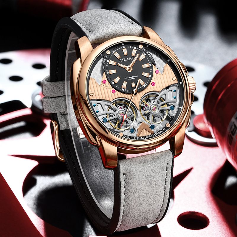AILANG Automatic Mechanical Wa - مراجعة Tourbillon Movement Watch وسعره