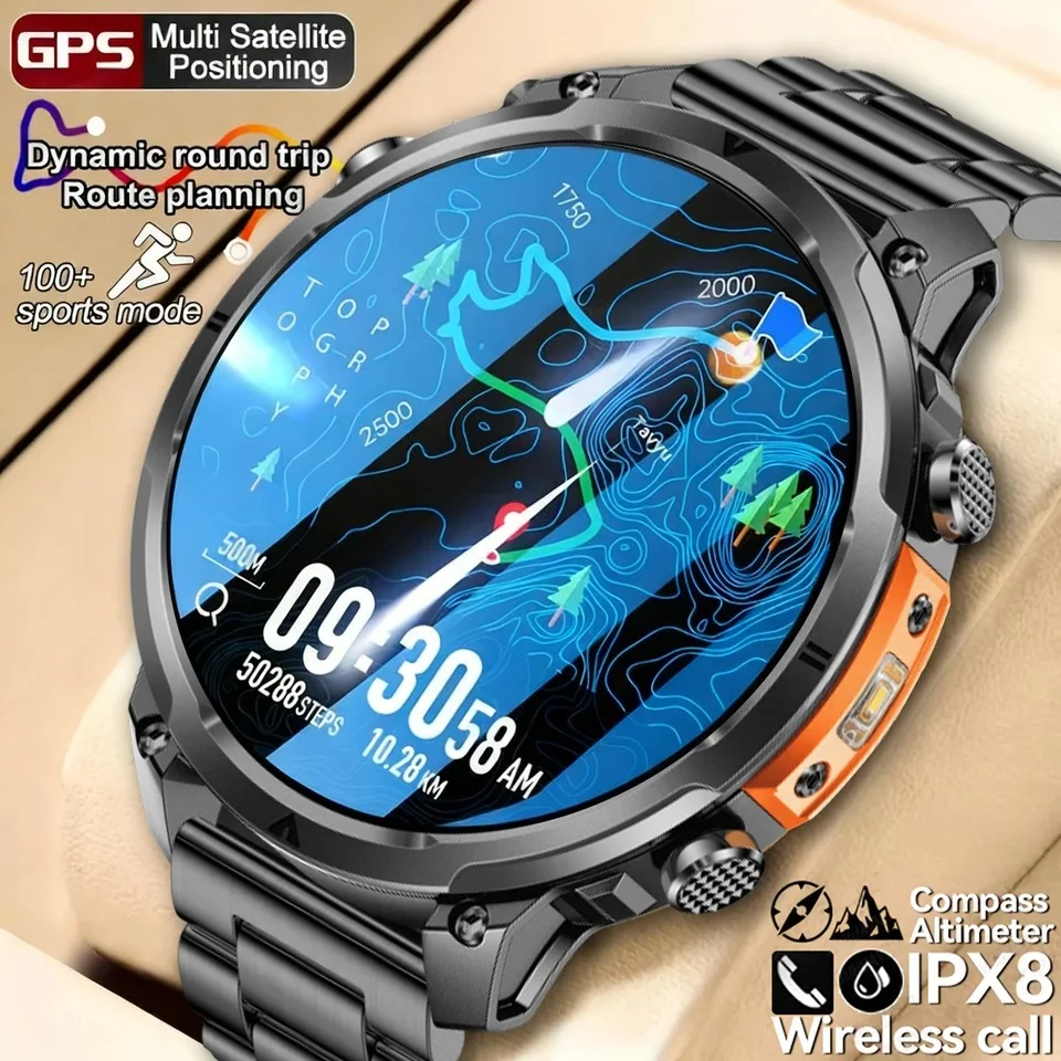 Luxury Military GPS Men Smartw - مراجعة Luxury Watch Korea وسعره