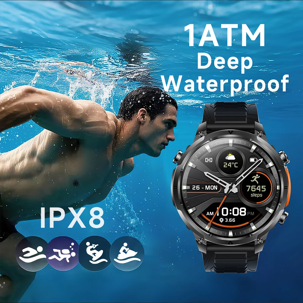 Luxury Military GPS Men Smartw - مراجعة Luxury Watch Korea وسعره