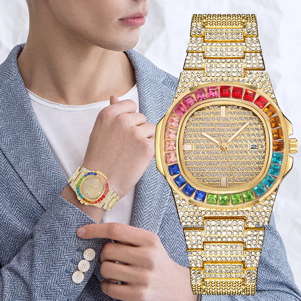 3pcs Watch+Necklace+Bracelet L - مراجعة Luxury Watch Miami وسعره