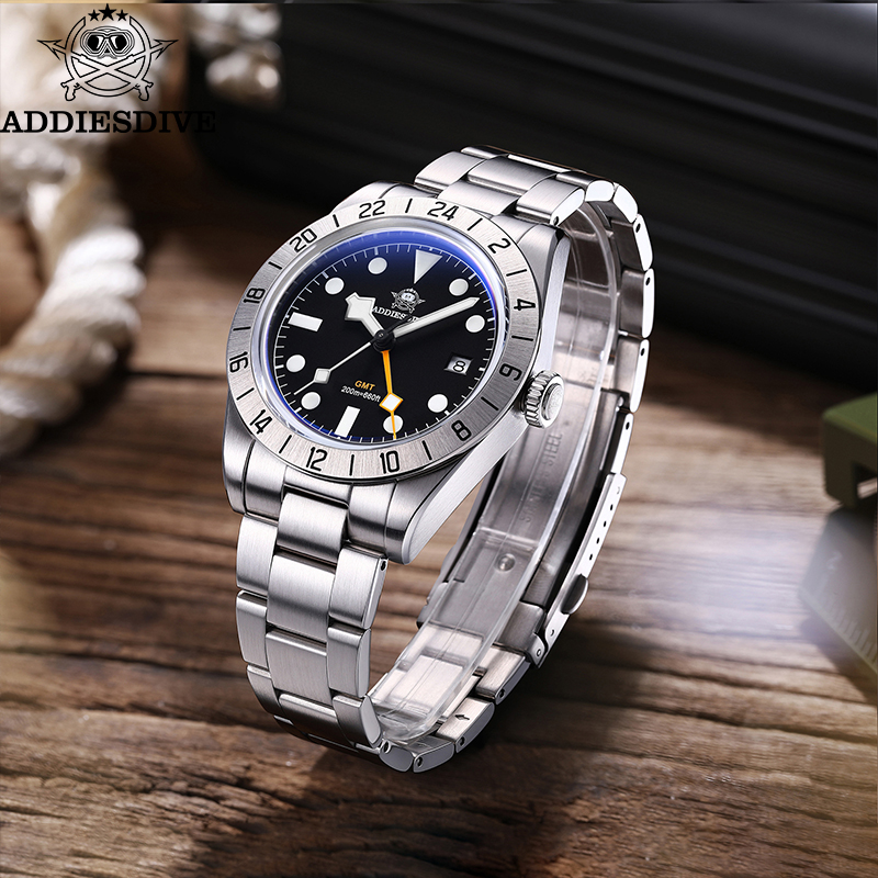 ADDIESDIVE Hot Sale AD2035 GMT - مراجعة Luxury Watch La وسعره