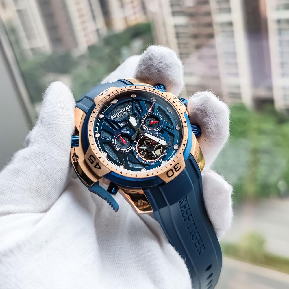 Reef Tiger/RT Orange Sport Wat - مراجعة Luxury Watch Hublot وسعره