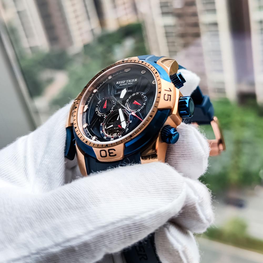 Reef Tiger/RT Orange Sport Wat - مراجعة Luxury Watch Hublot وسعره